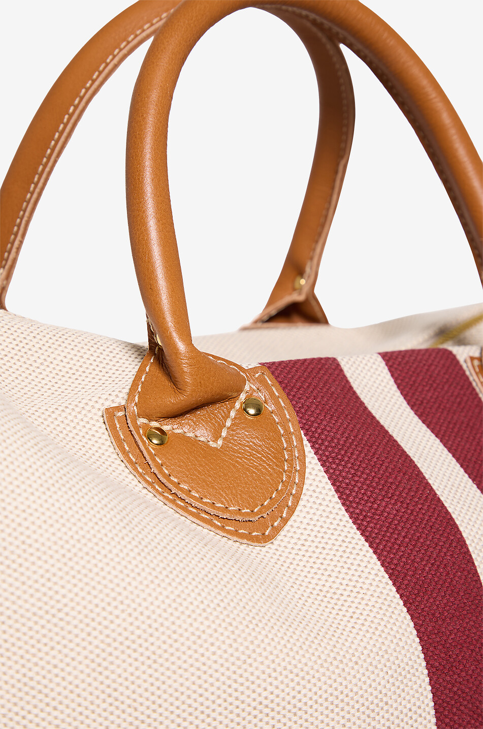 MY STYLE BAGS Sac de voyage rectangulaire en toile rayée Harvard Homme ROUGE 10