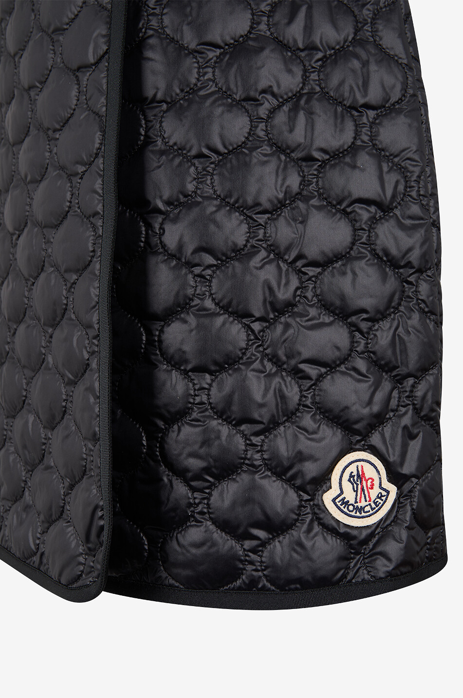 MONCLER Wattierte Kurztechnikstoffrock Damen SCHWARZ 3