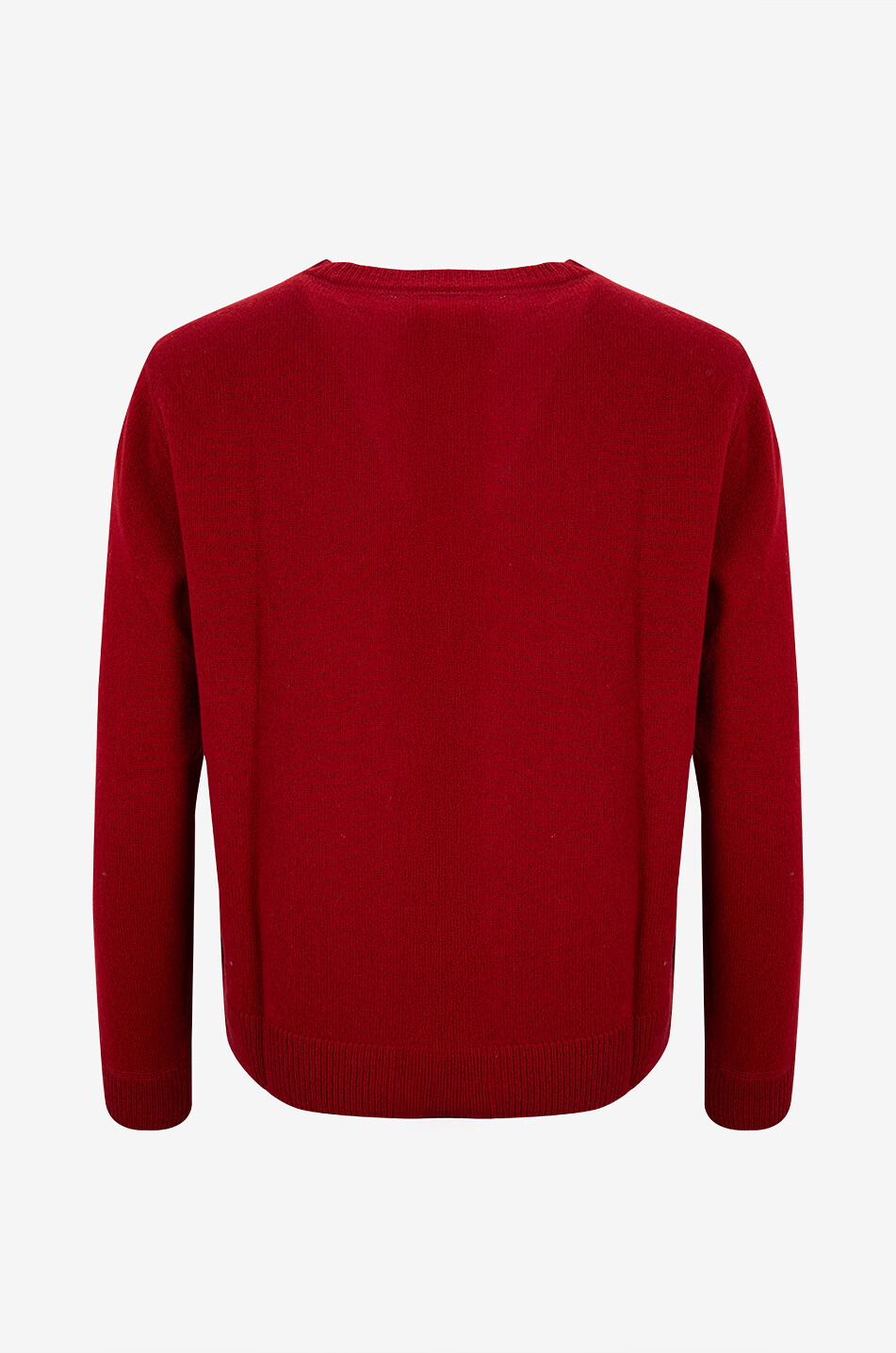 REFORMATION Pull boyfriend à col rond en cachemire Femme ROUGE 2