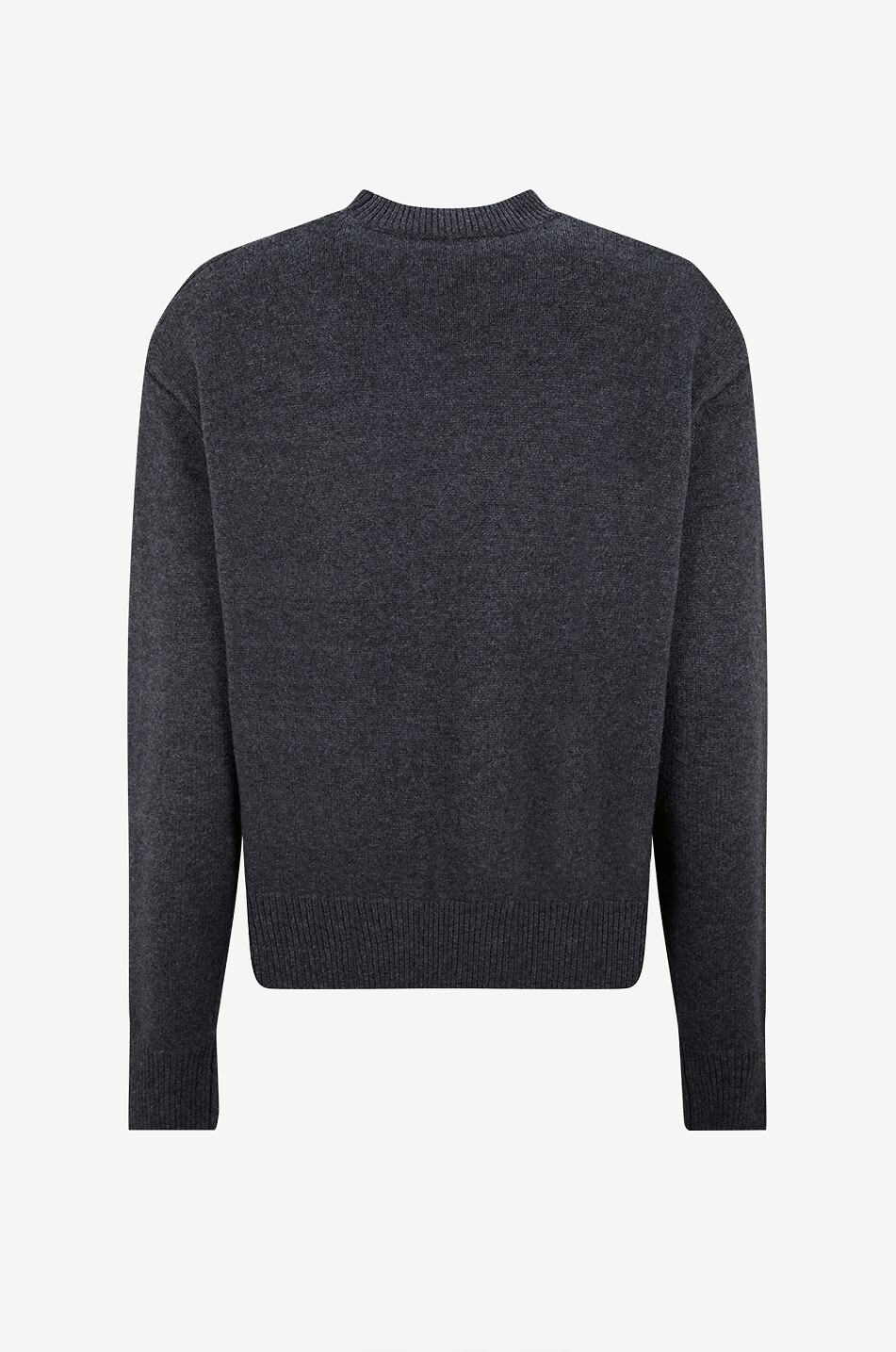 THE FRANKIE SHOP Rafaela ribbed crewneck sweater Women DARK GREY 2