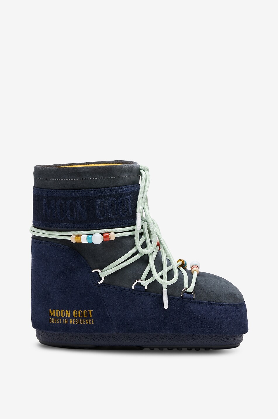MOON BOOT Wildleder-Snowboots Icon Low Damen DUNKELGRAU 1
