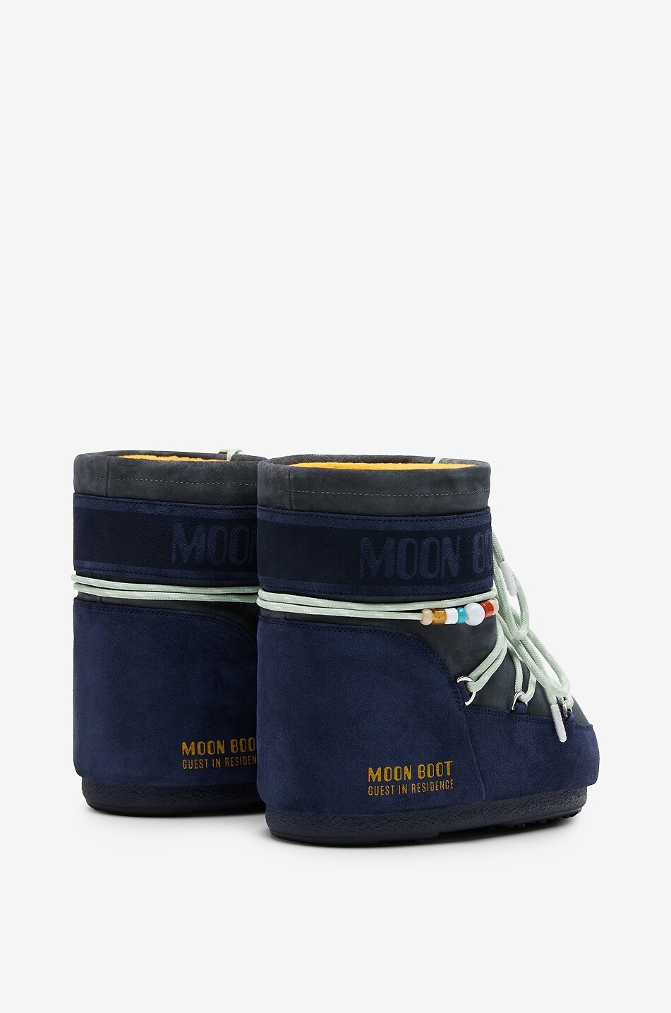 MOON BOOT Wildleder-Snowboots Icon Low Damen DUNKELGRAU 3