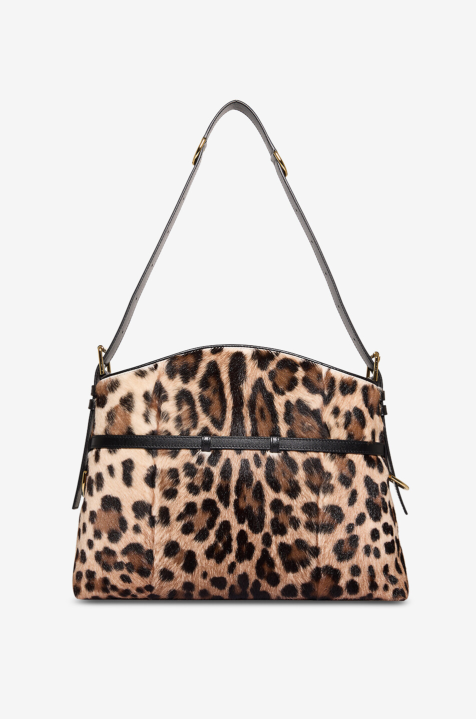 GIVENCHY Voyou animalier pony leather trapeze handbag Women Brown 3