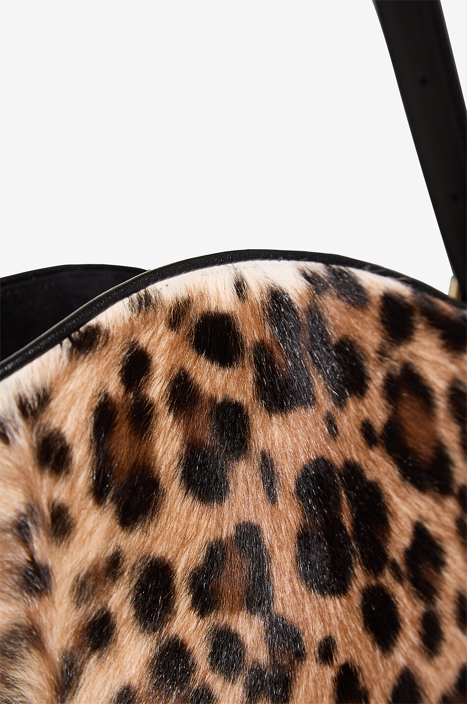 GIVENCHY Voyou animalier pony leather trapeze handbag Women Brown 5