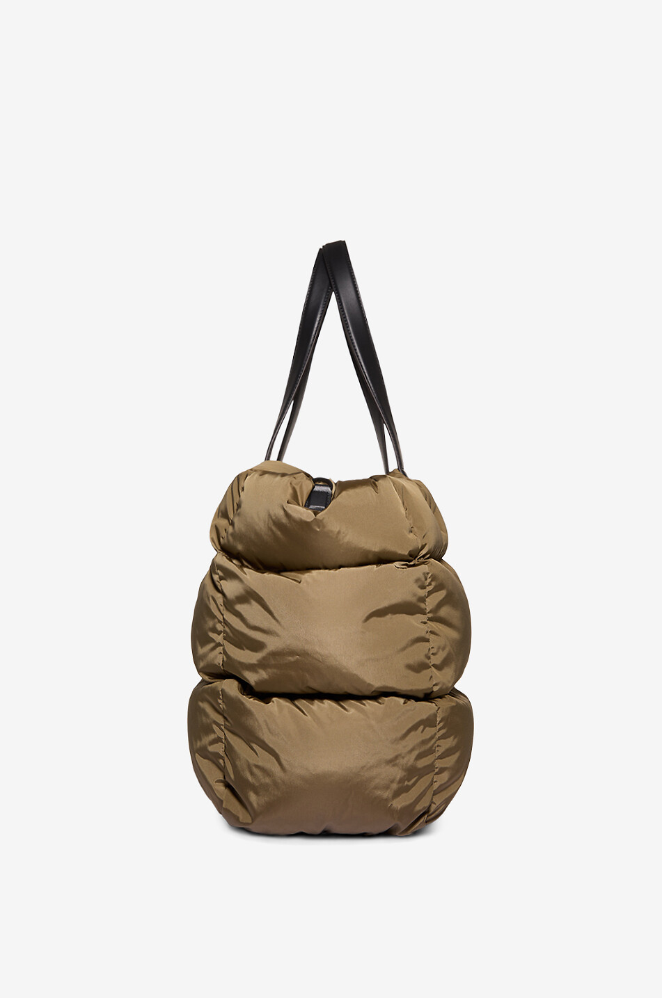 MONCLER New Caradoc quilted technical fabric tote bag Men KHAKI 4