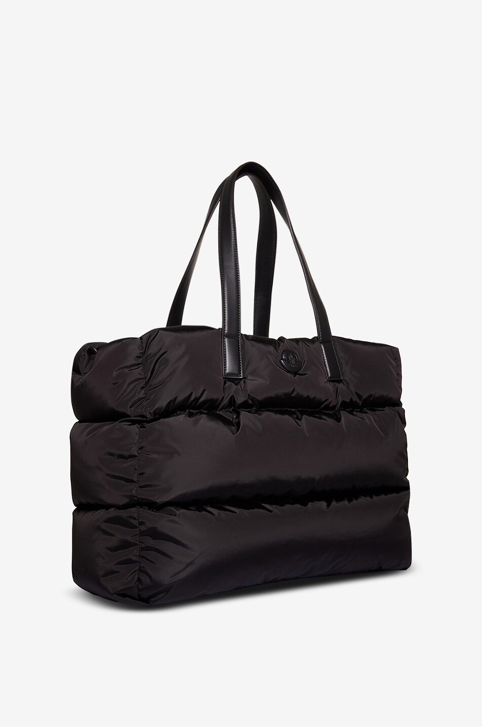 MONCLER New Caradoc quilted technical fabric tote bag Men BLACK 2