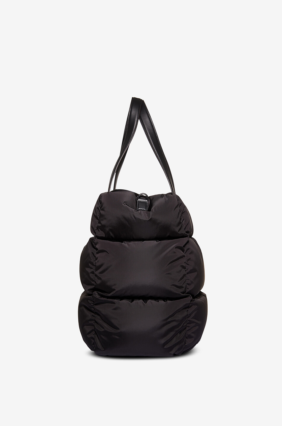 MONCLER New Caradoc quilted technical fabric tote bag Men BLACK 4