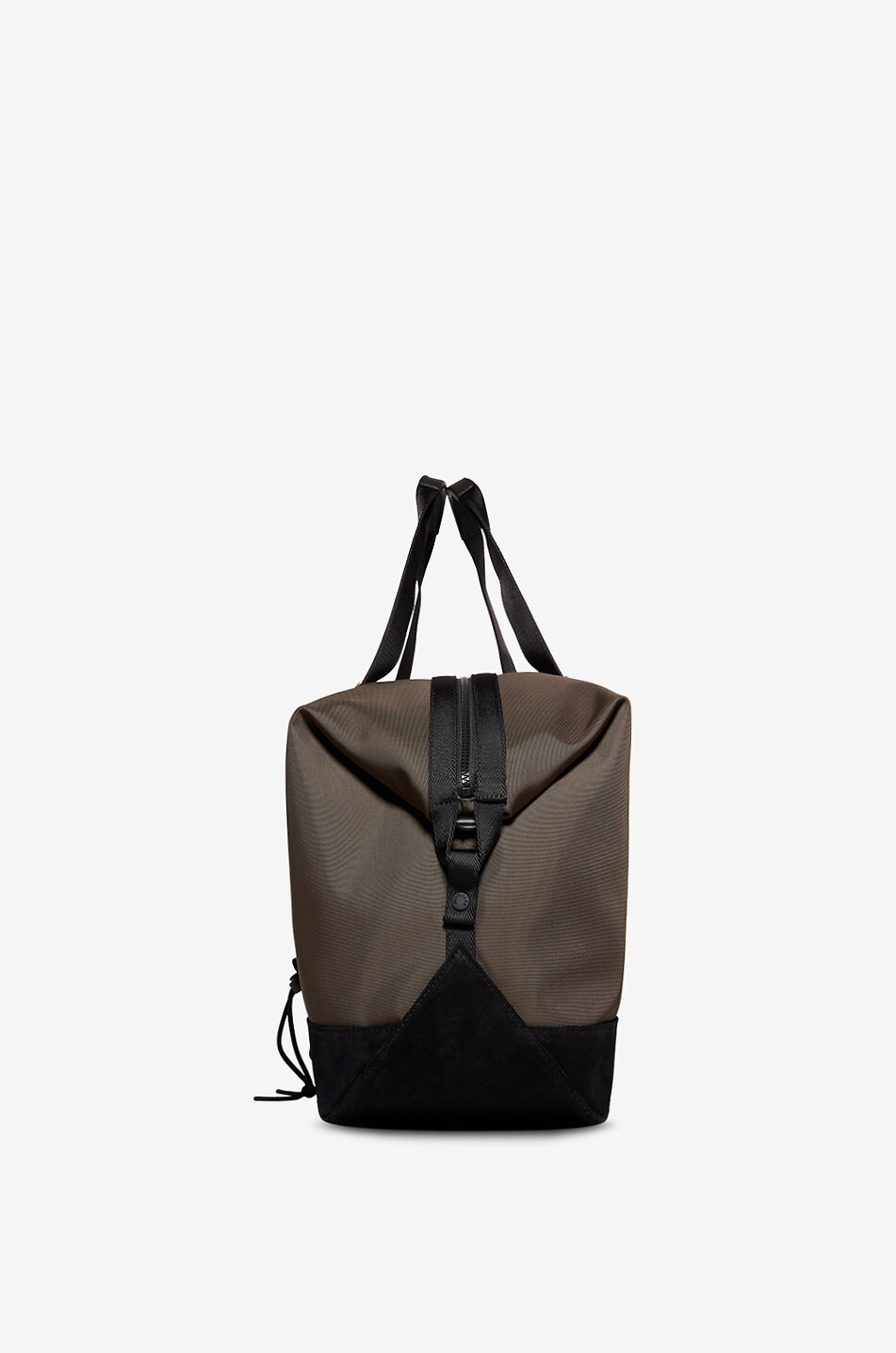 MONCLER Sac de voyage rectangulaire en toile Tech Duffle Homme KAKI 5