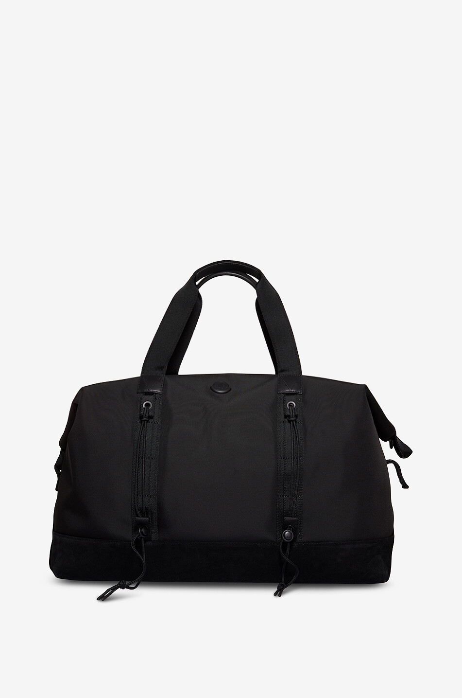 MONCLER Sac de voyage rectangulaire en toile Tech Duffle Homme NOIR 1