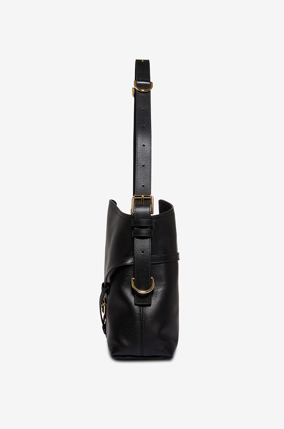 GIVENCHY Voyou Medium supple smooth leather shoulder bag Women BLACK 4