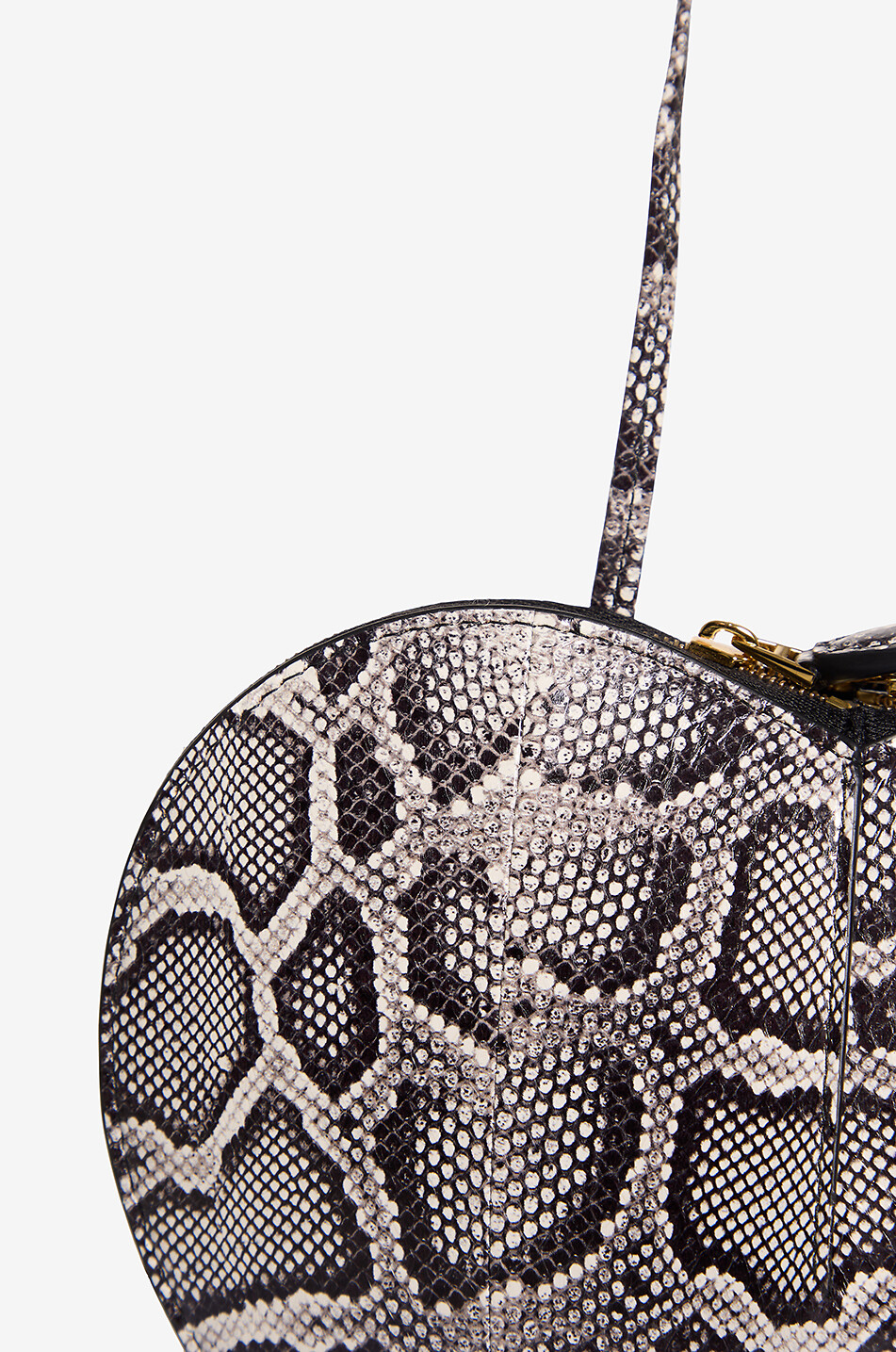 ALAÏA Sac porté épaule en cuir aspect serpent Le Coeur Femme MULTICOLORE 5