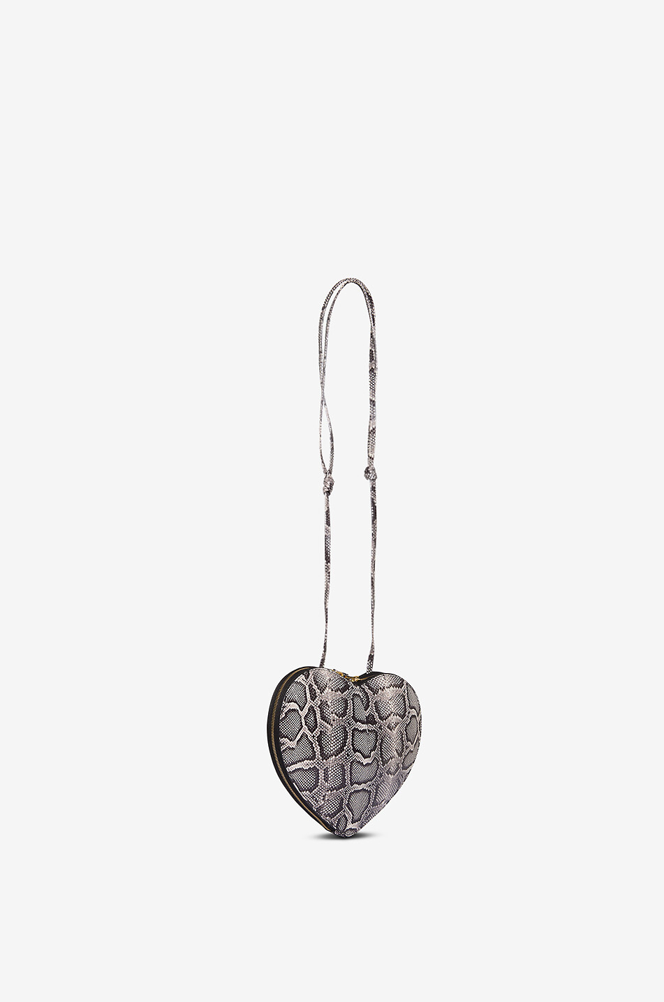 ALAÏA Sac porté épaule en cuir aspect serpent Le Coeur Femme MULTICOLORE 2