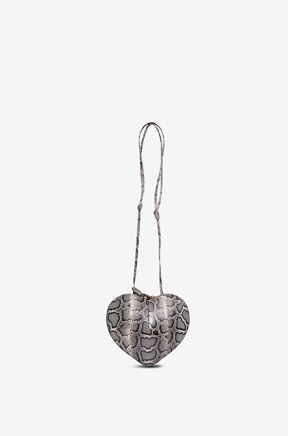 ALAÏA Sac porté épaule en cuir aspect serpent Le Coeur Femme MULTICOLORE 3