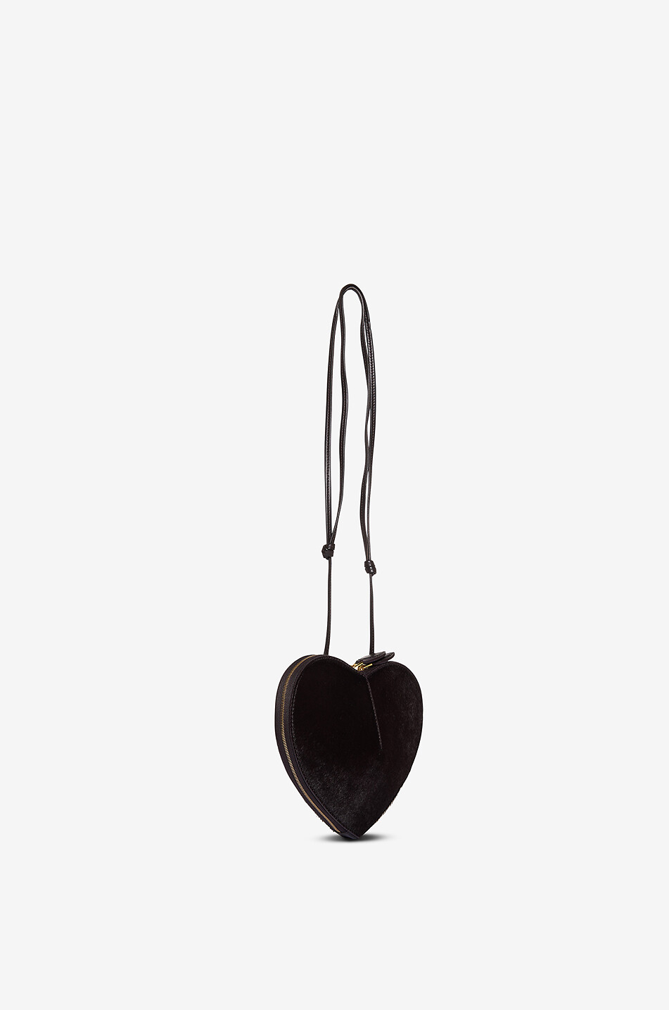 ALAÏA Sac porté épaule en cuir poulain Le Coeur Femme MARRON 2