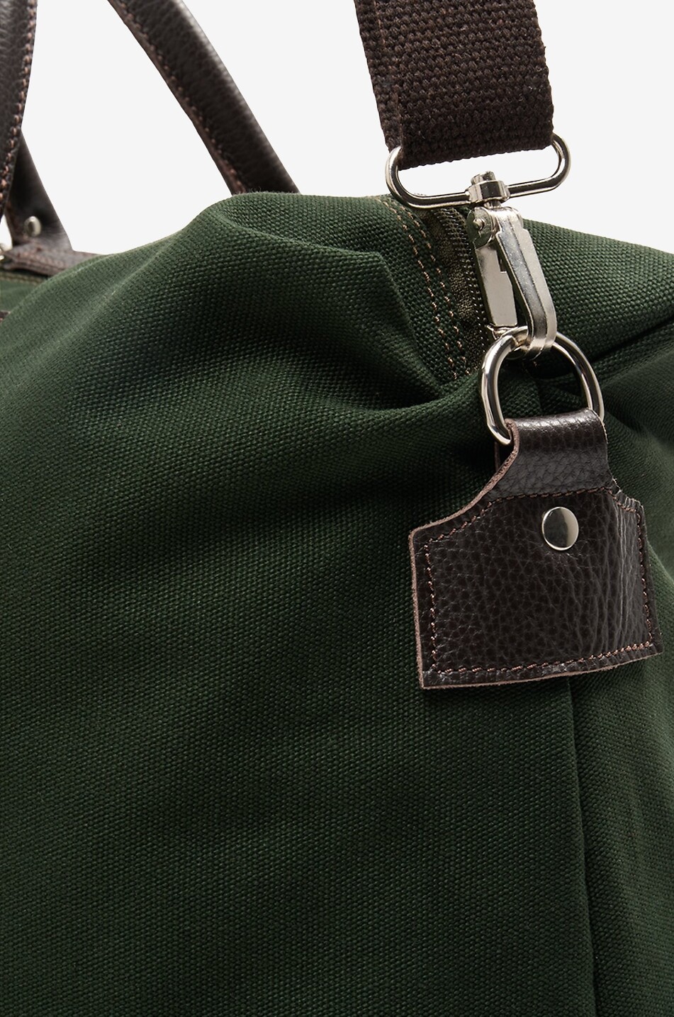 MY STYLE BAGS Sac de voyage rectangulaire en toile Harvard Homme VERT FONCÉ 3