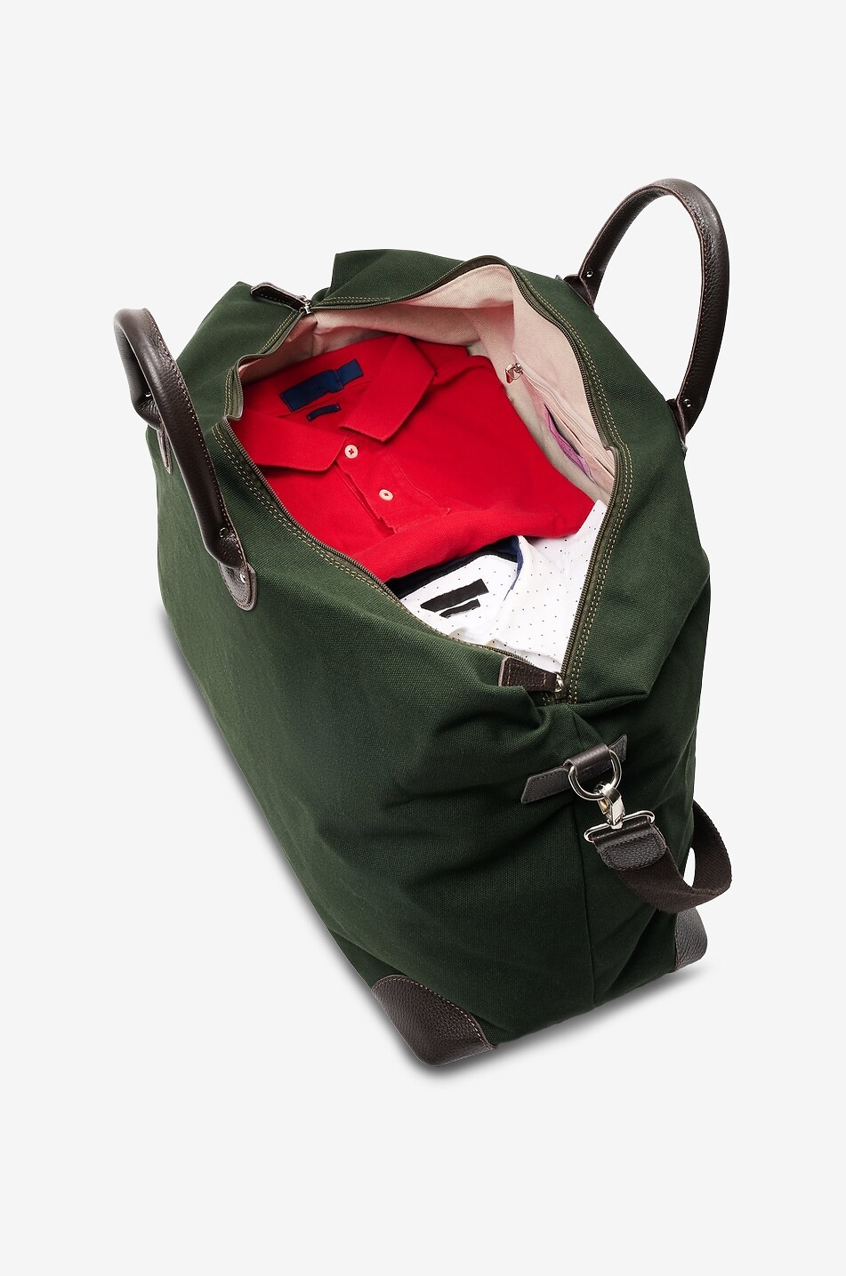 MY STYLE BAGS Sac de voyage rectangulaire en toile Harvard Homme VERT FONCÉ 4