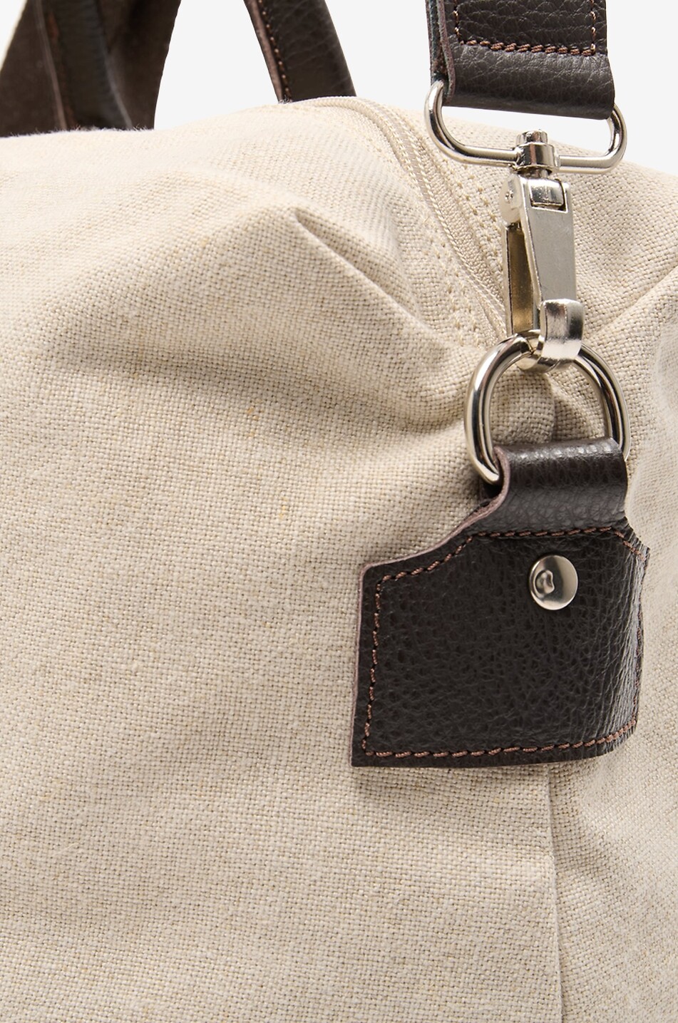 MY STYLE BAGS Sac de voyage rectangulaire en toile Harvard Homme BLANC CASSE 3