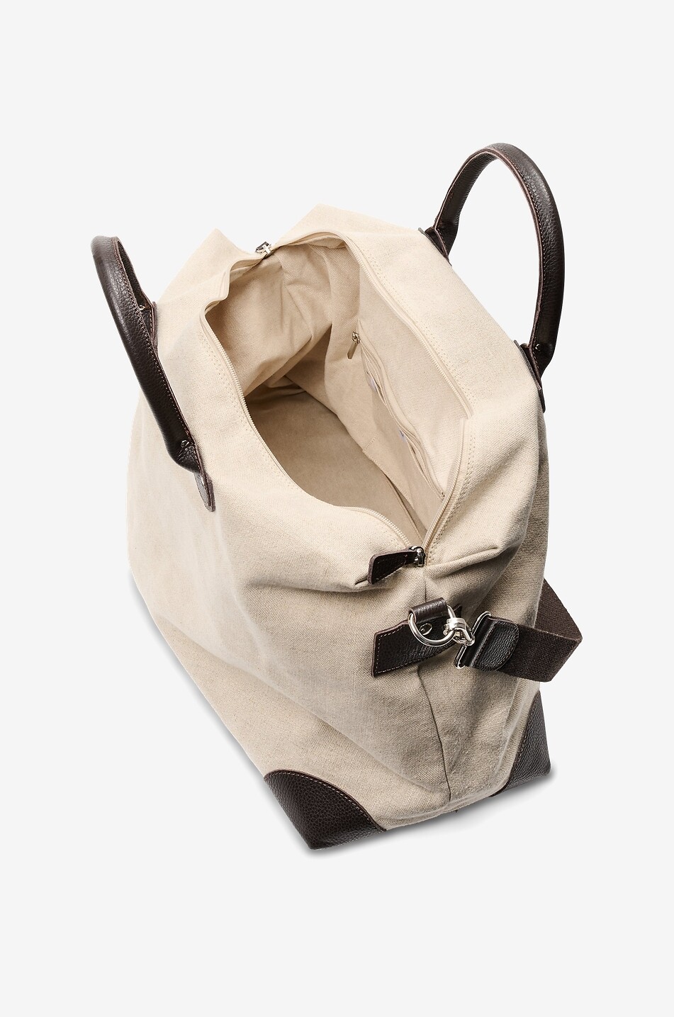 MY STYLE BAGS Sac de voyage rectangulaire en toile Harvard Homme BLANC CASSE 4