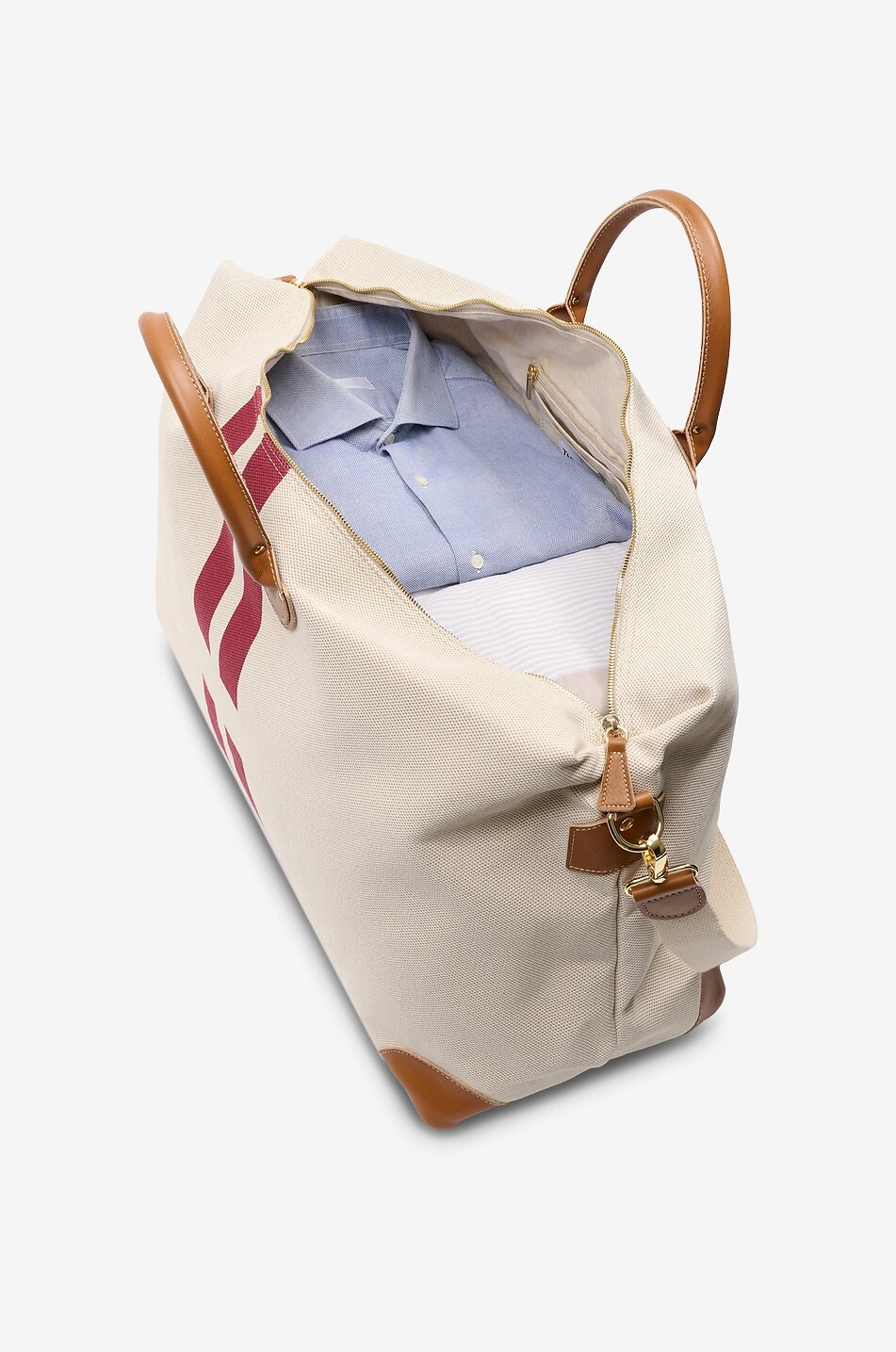 MY STYLE BAGS Sac de voyage rectangulaire en toile rayée Harvard Homme ROUGE 7