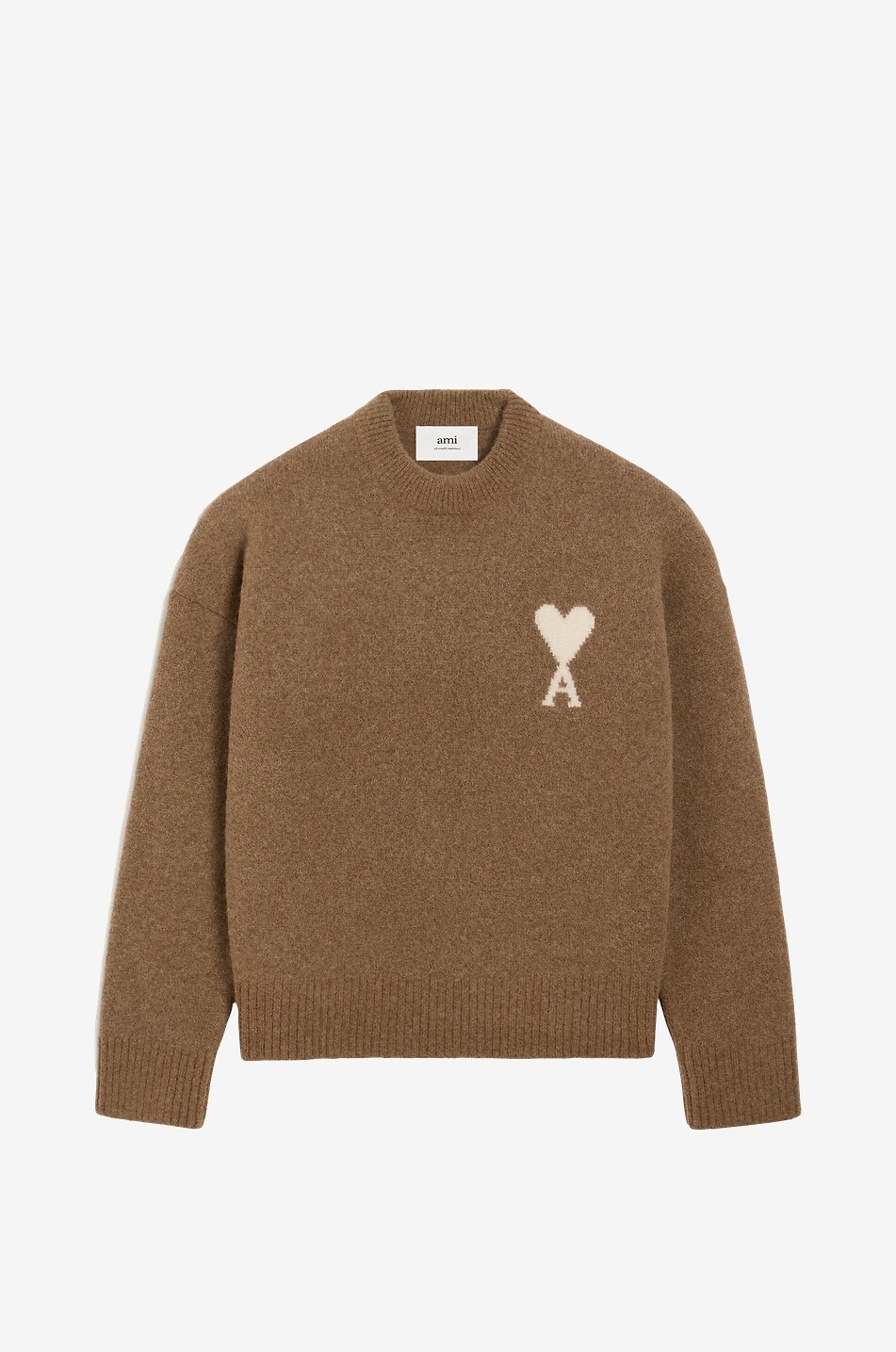 ami de cœur alpaca and lambswool crewneck jumper