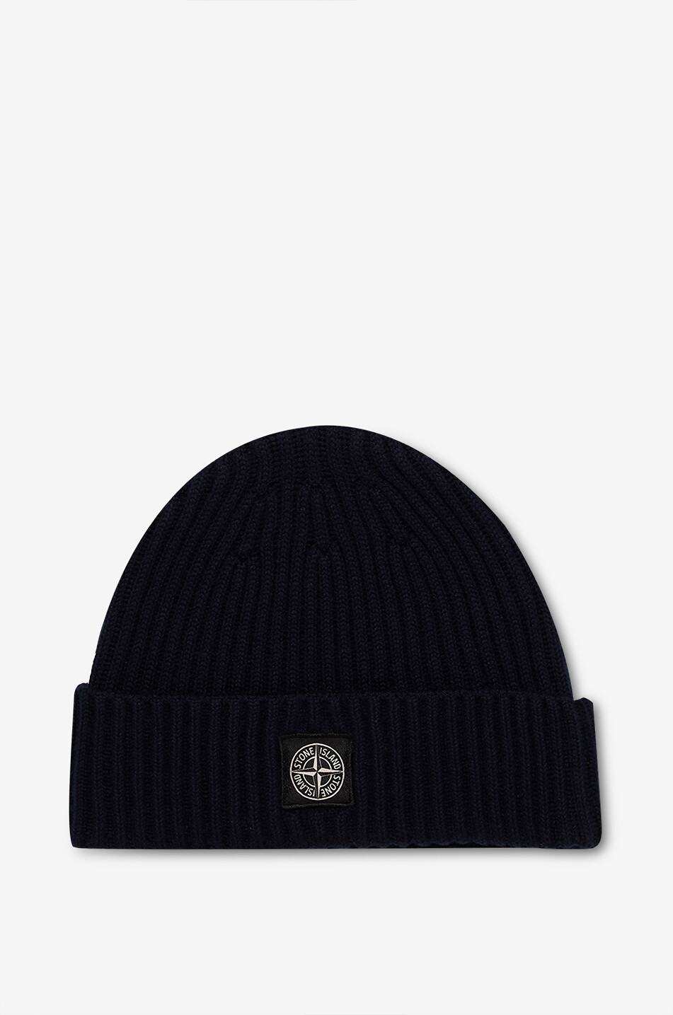 STONE ISLAND JUNIOR Boy's knitted beanie hat Boy DARK BLUE 1