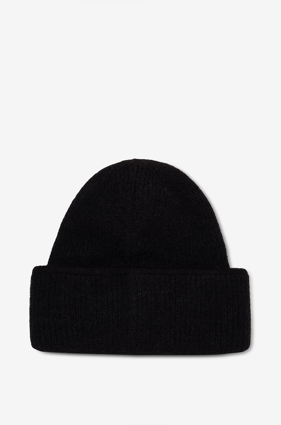 JACQUEMUS Alpaka-Rippstrickmütze Le bonnet Gros Grain Herren SCHWARZ 3