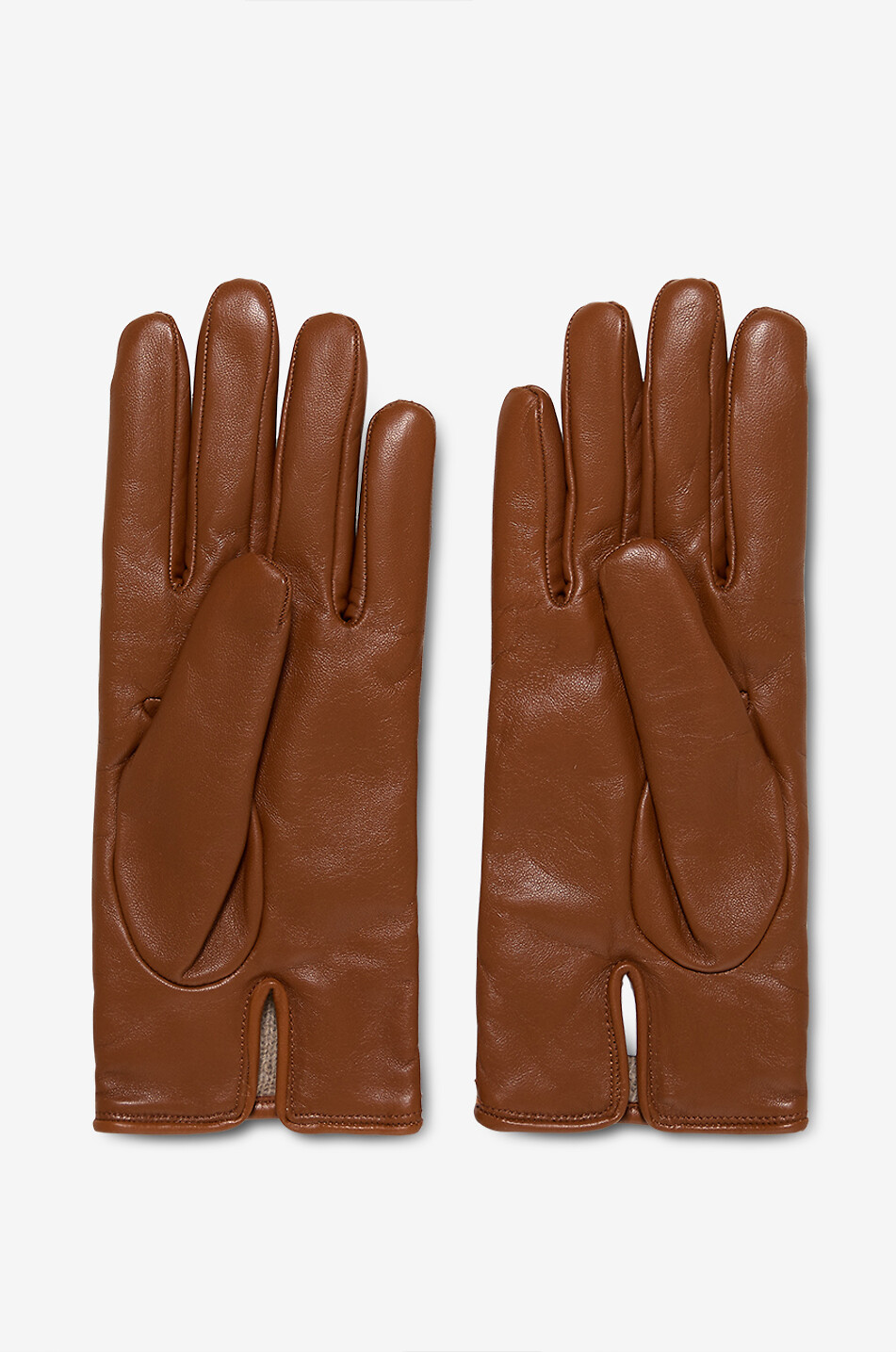 CHLOE Lederhandschuhe Iconic Damen BRAUN 2