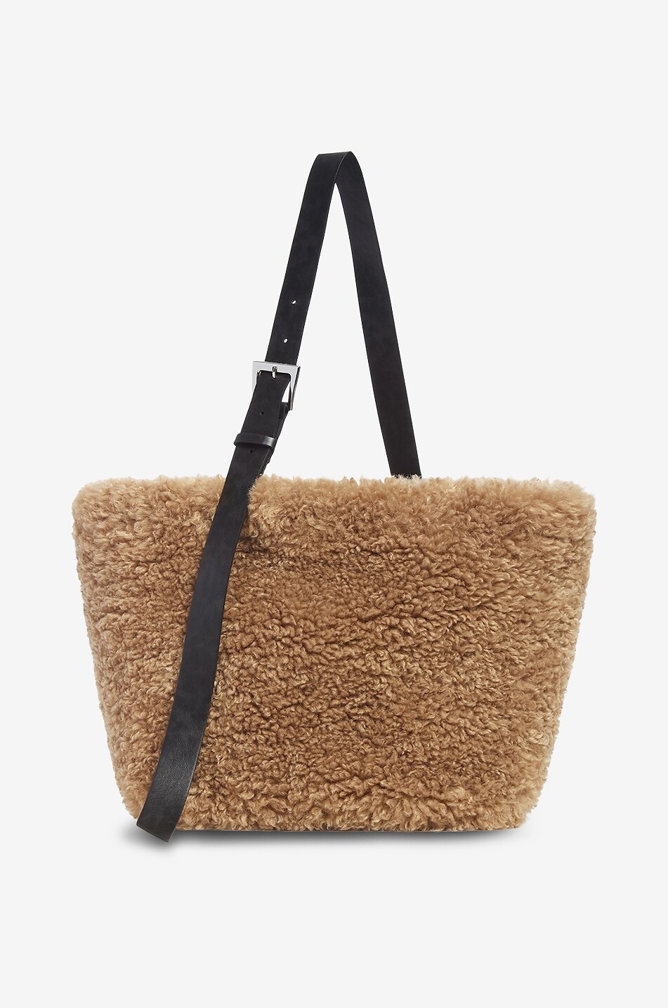 APPARIS Synthetic fur handbag Women CAMEL 1