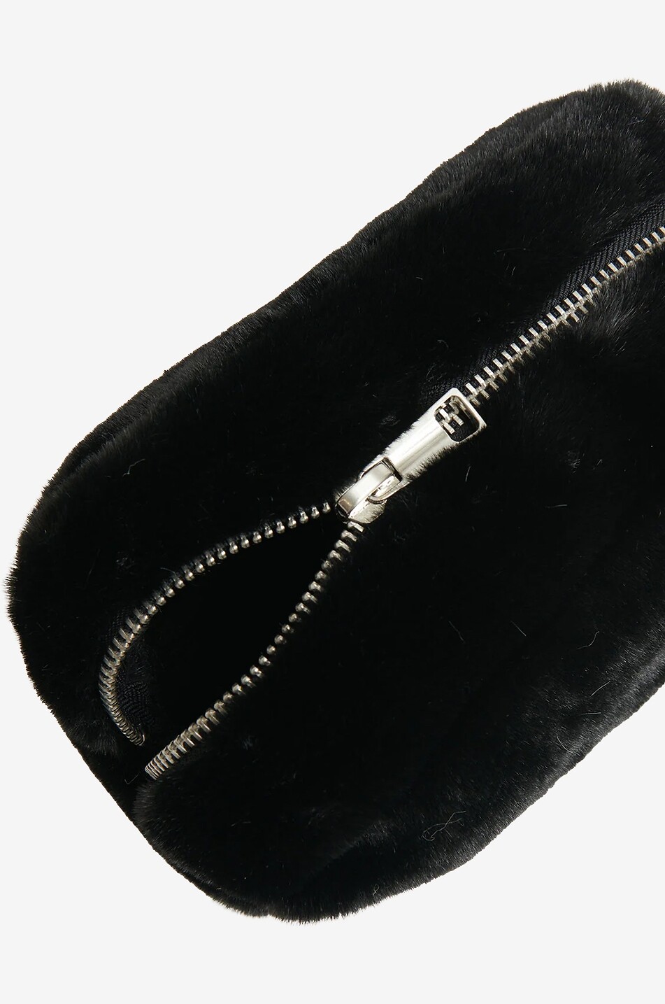 APPARIS Minaudière rectangulaire en fourrure synthétique Noor Femme NOIR 2