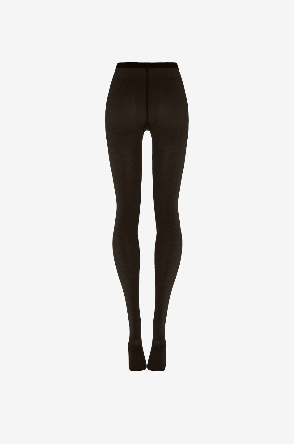 WOLFORD Collants en laine vierge Merino Femme MARRON FONCÉ 1