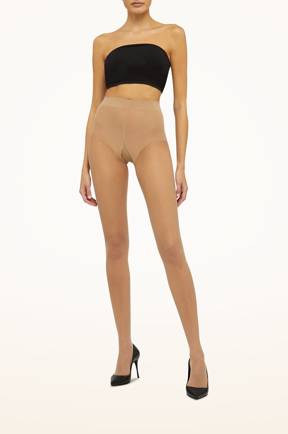 WOLFORD Collants Pure 10 Femme BEIGE 6