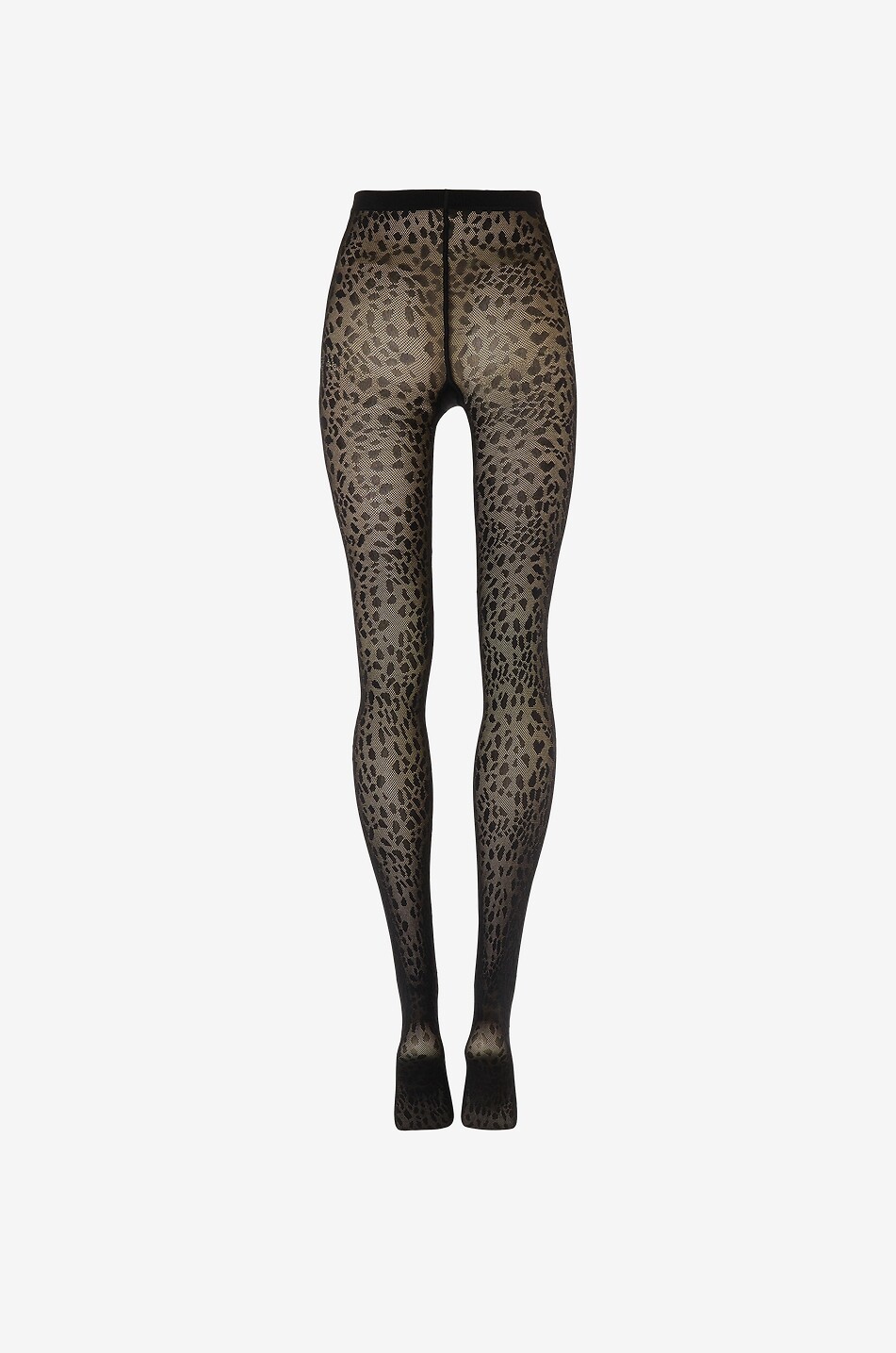 WOLFORD Pantera animal print tights Women BLACK 2