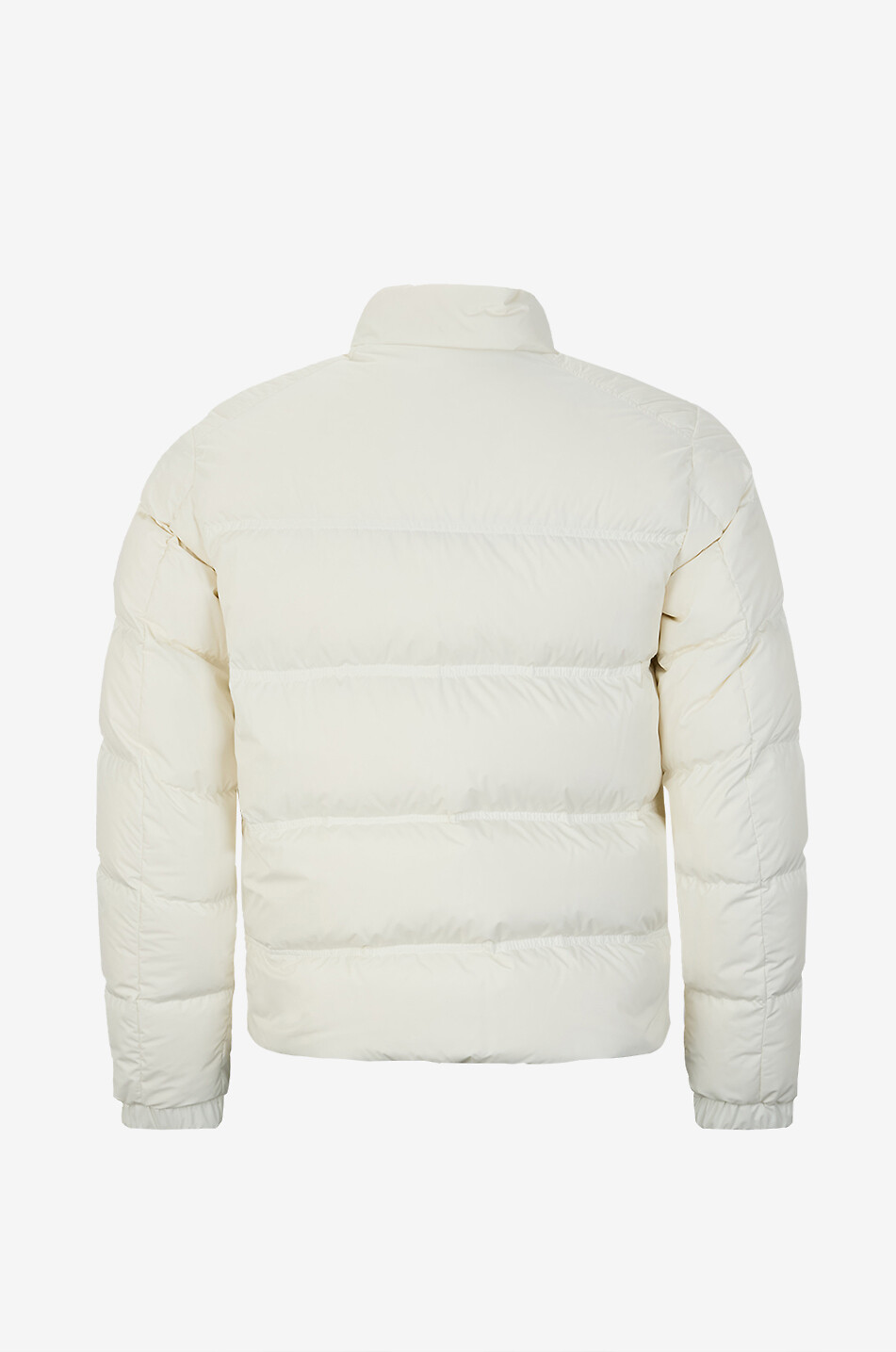 MONCLER Kurze gesteppte Daunenjacke mit Stehkragen Bouvaque Herren CREMEFARBEN 2