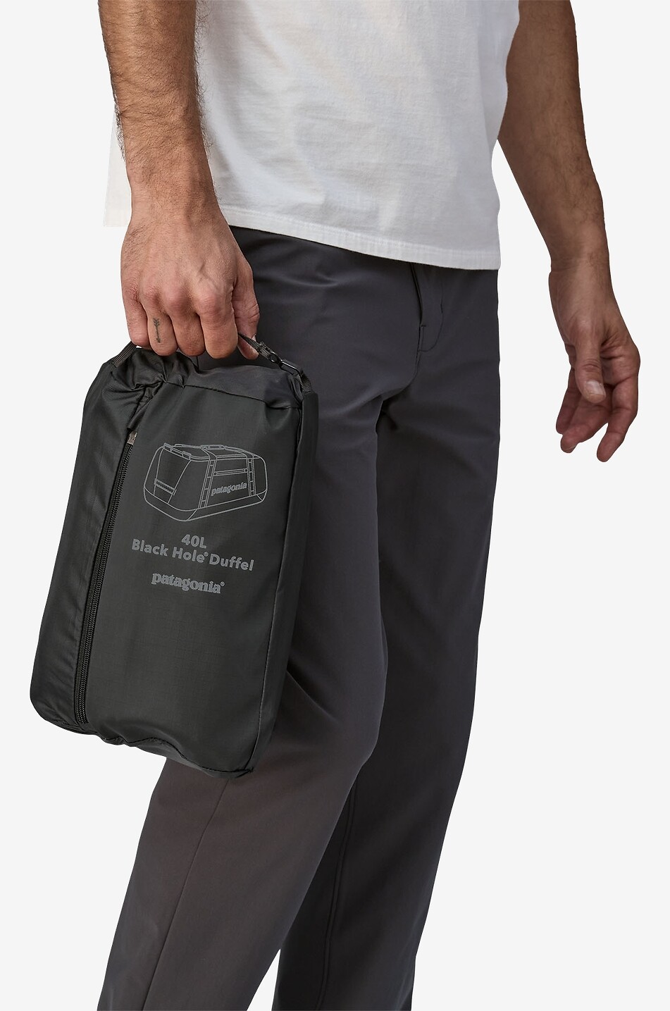 PATAGONIA Sac de voyage en nylon Black Hole Duffle 40L Homme NOIR 6