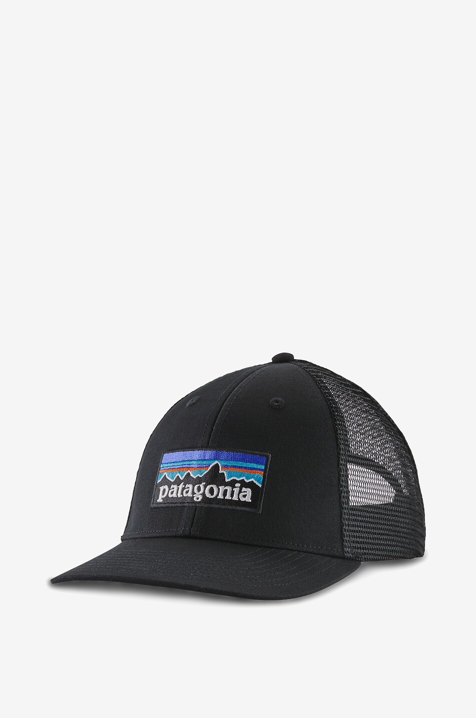 PATAGONIA Embroidered P-6 Logo trucker cap Men BLACK 1