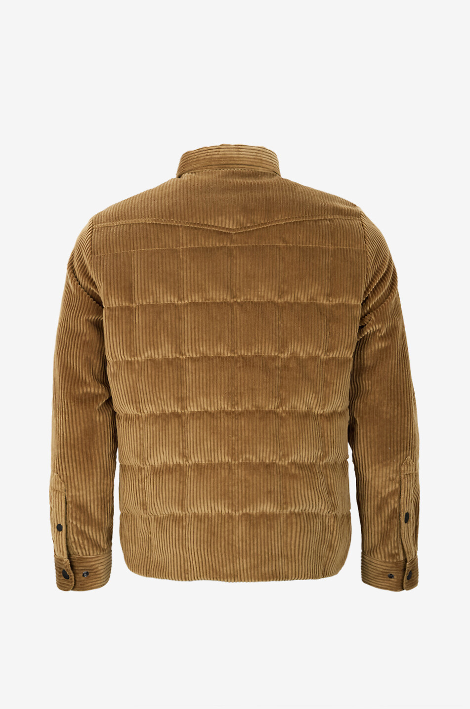 MONCLER GRENOBLE Gelt corduroy overshirt with collar Men BROWN 2