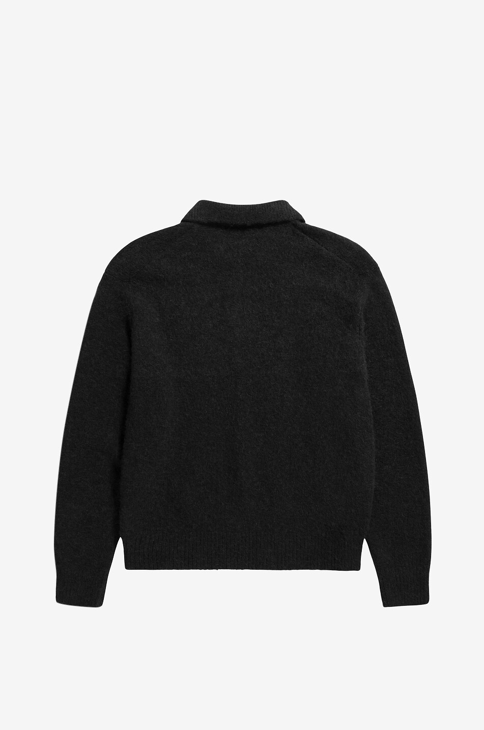 NORSE PROJECTS Polo à manches longues en laine mélangée Rasmus Homme NOIR 2