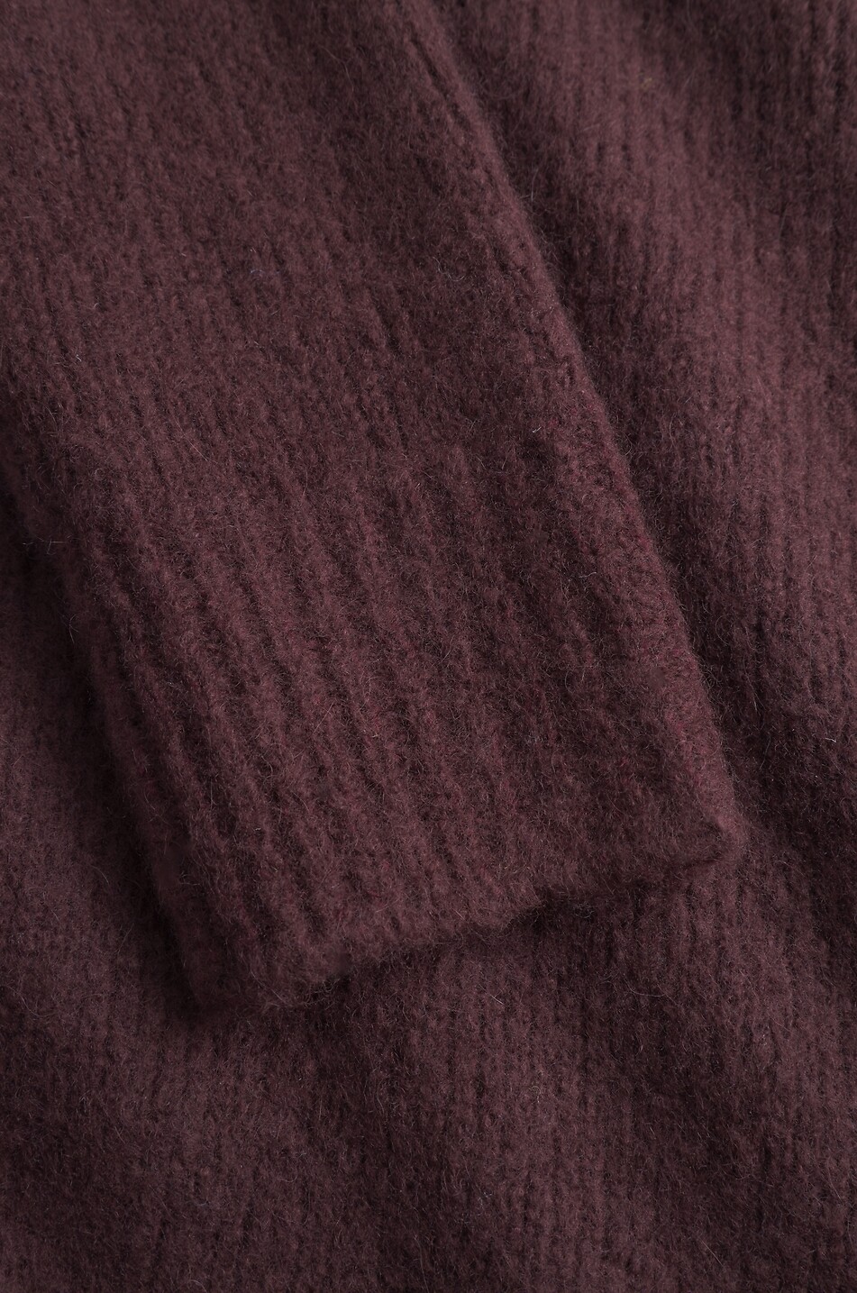 NORSE PROJECTS Polohemd aus Wolle und Alpaka Rasmus Herren DUNKELROT 6