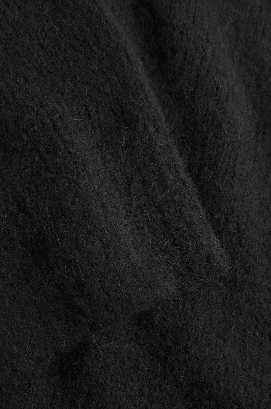 NORSE PROJECTS Pull à col rond épais en laine et alpaga Rasmus Homme NOIR 7