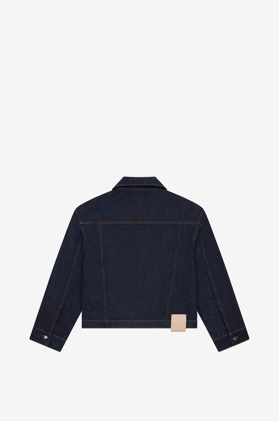 ABOUT:BLANK Boxy dark-washed denim jacket Men BLUE 2