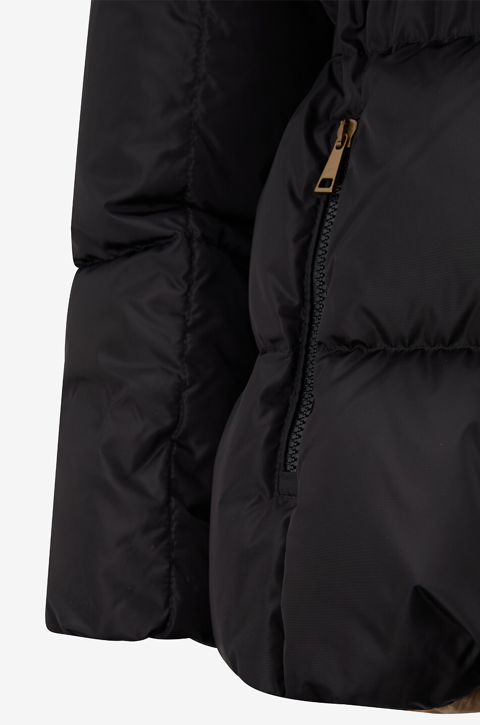 MONCLER Kurze Steppjacke mit Stehkragen Agneux Damen SCHWARZ 3