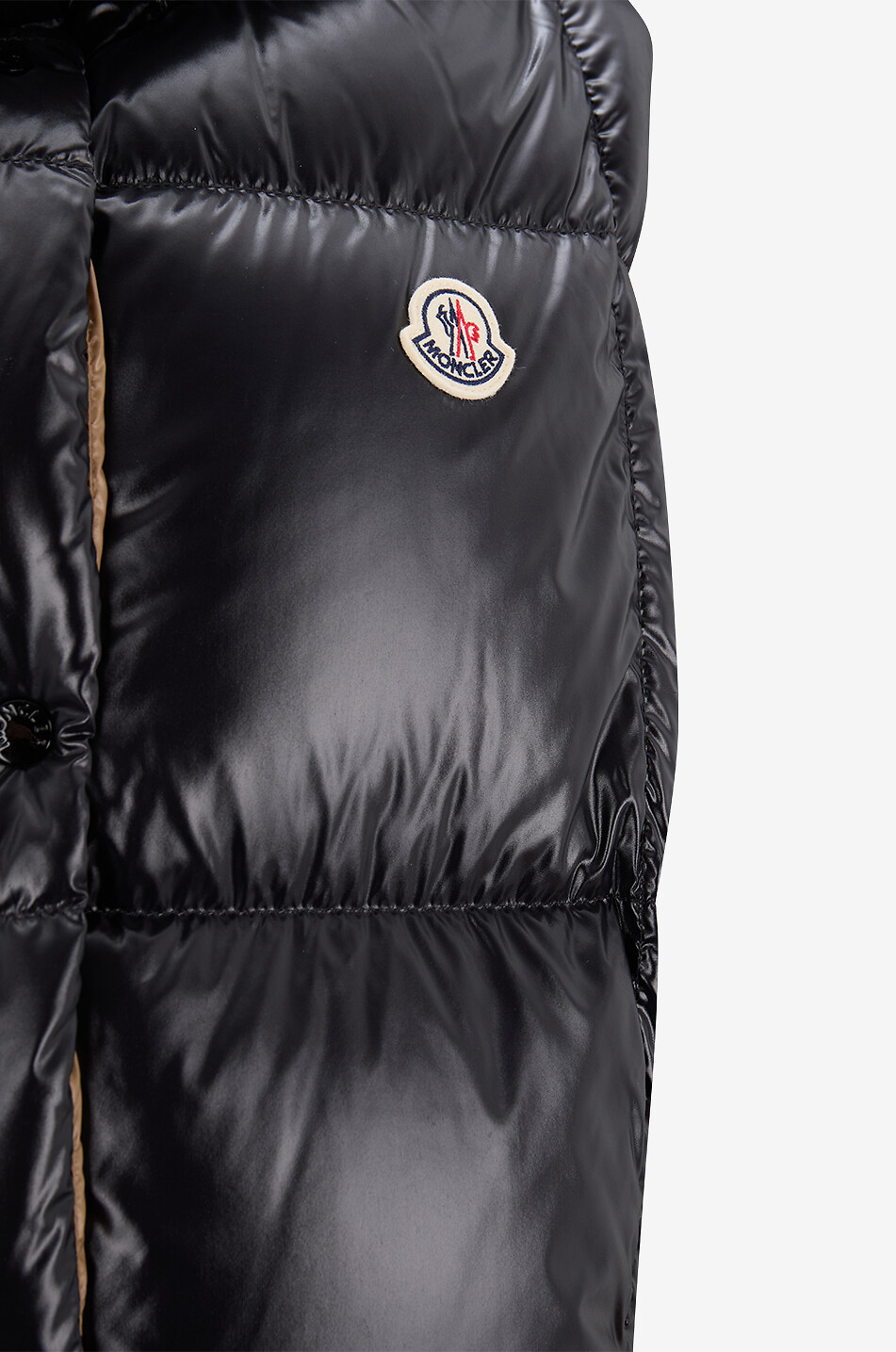 MONCLER Doudoune sans manches en tissu technique matelassé Luzule Femme NOIR 3
