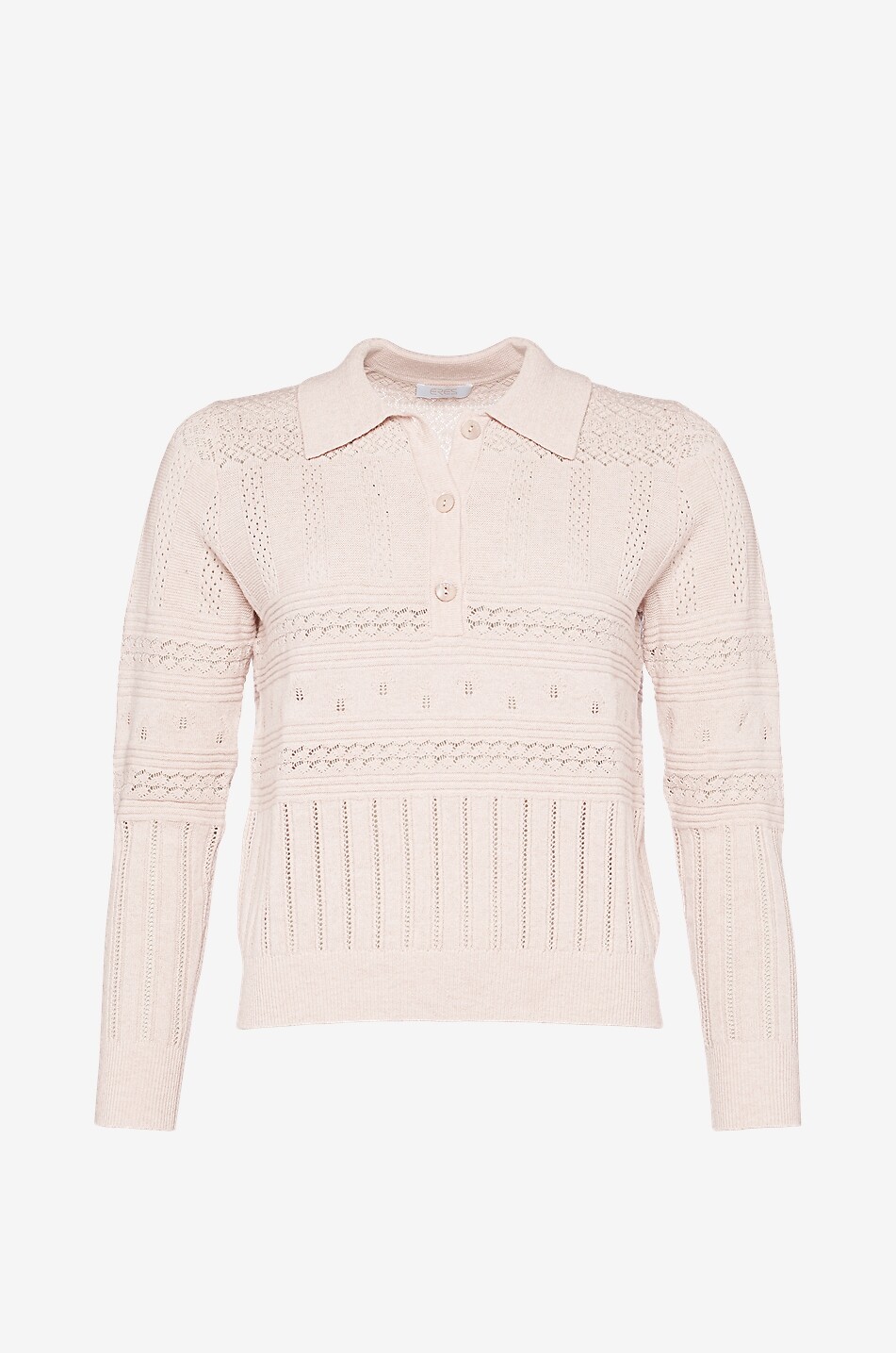 ERES Pull ajouré en laine et cachemire Charmeur Femme BLANC CASSE 1