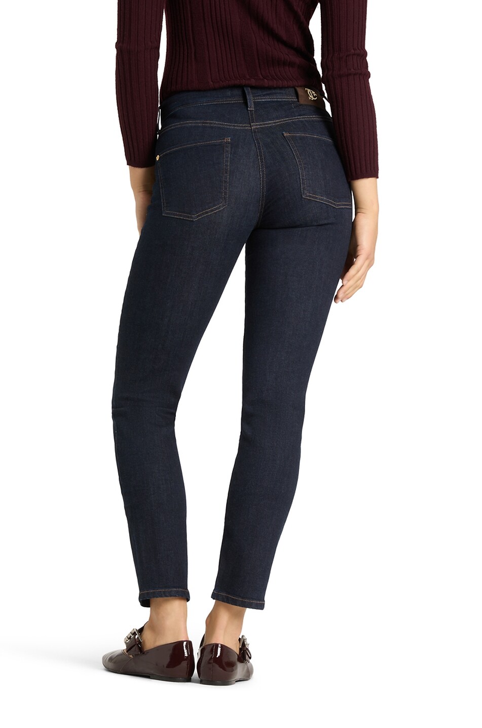 CAMBIO Piper straight slim denim jeans Women BLUE 5