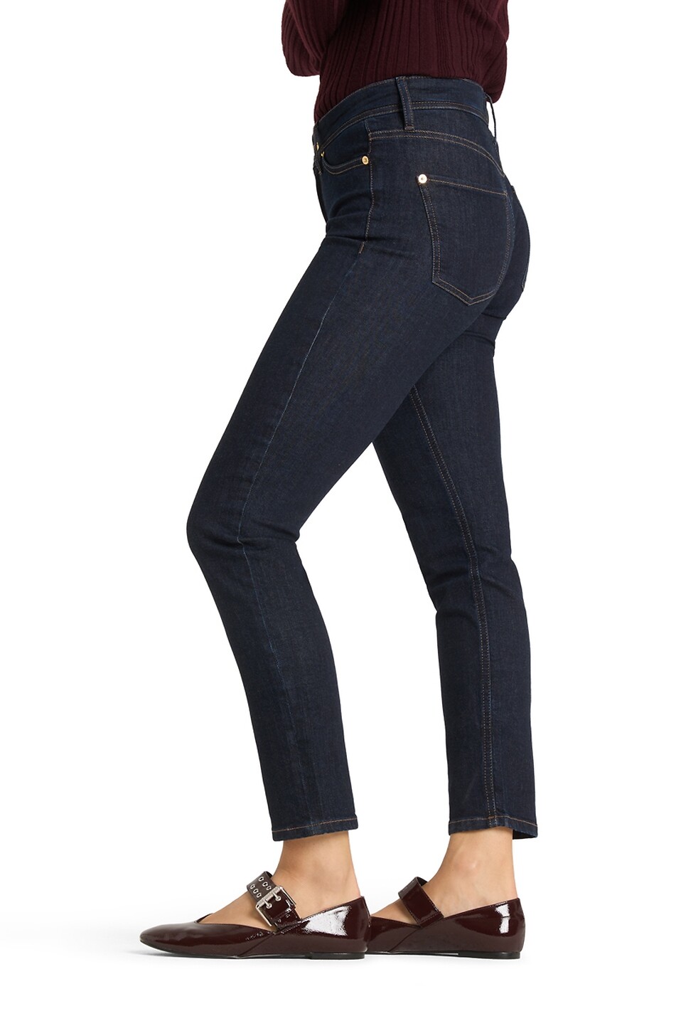 CAMBIO Piper straight slim denim jeans Women BLUE 6