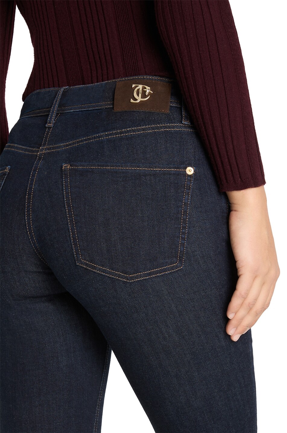 CAMBIO Piper straight slim denim jeans Women BLUE 3