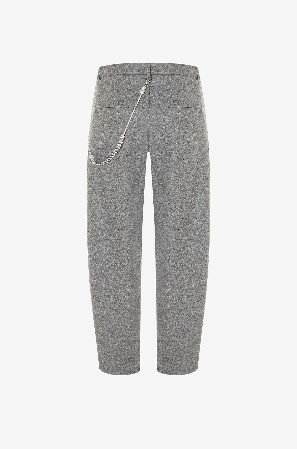 CAMBIO Weite Flanellhose mit Ketten Emilie Damen GRAU 2