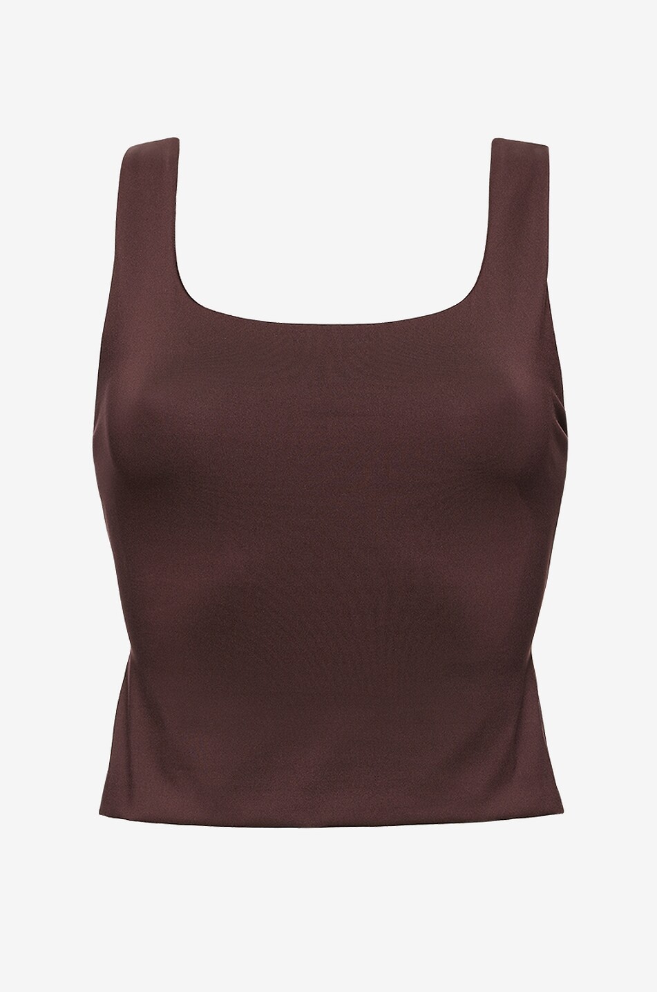 ERES Brassière à col rond et dos nu en lycra Tanni Femme ROUGE FONCÉ 1