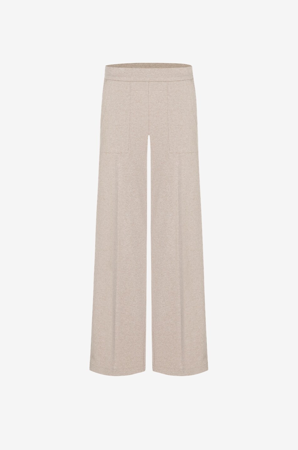 Ava Utility wide-leg jersey trousers