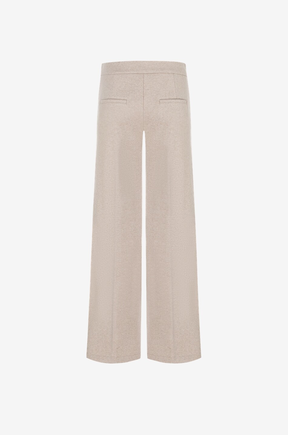 CAMBIO Ava Utility wide-leg jersey trousers Women Light beige 2